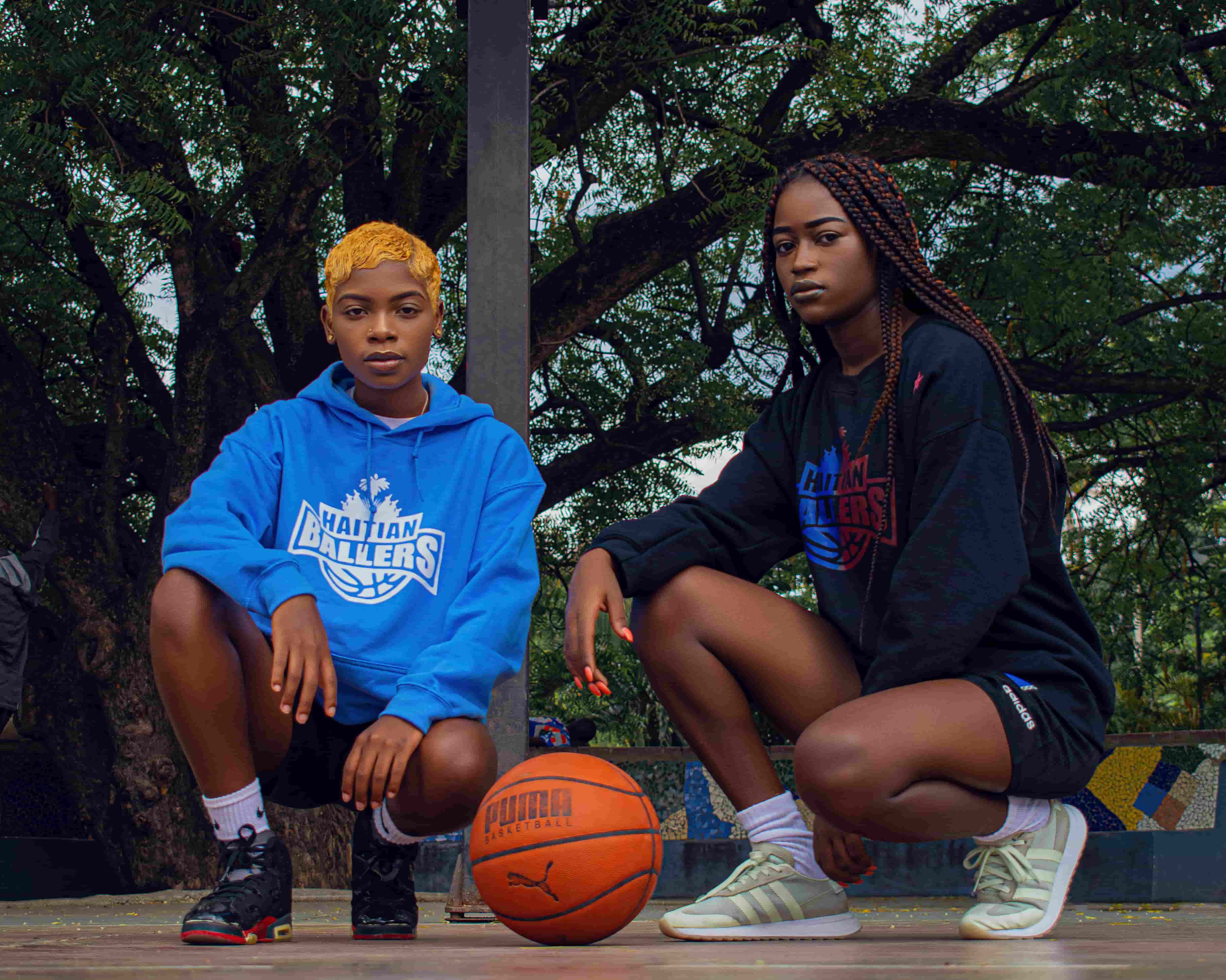 Haitian basketball players